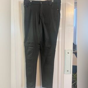 SPYM SEXY Women’s “pleather” Black Pants size 70
